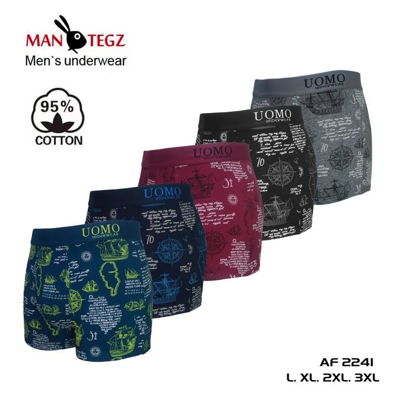 Bokserki męskie Roz M-3XL, Mix kolor Paczka 24 szt
